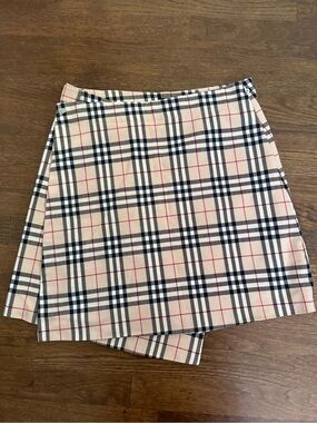Burberry Wrap Skirt